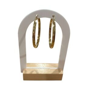 Stainless Steel Gold Hoop Earrings Lightweight Hypoallergenic Classic
